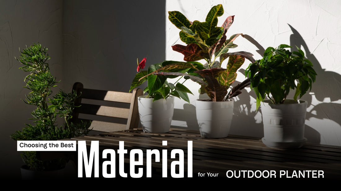Choosing the Best Material for Your Outdoor Planter