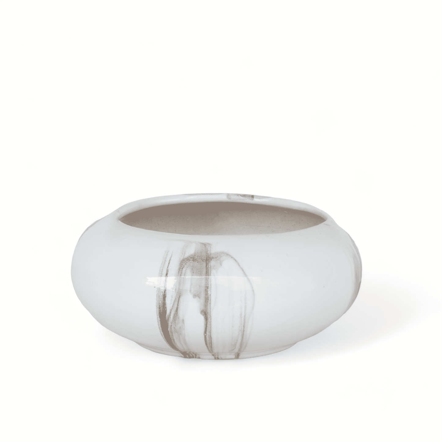 Marbela Bowl Ceramic Round Pot