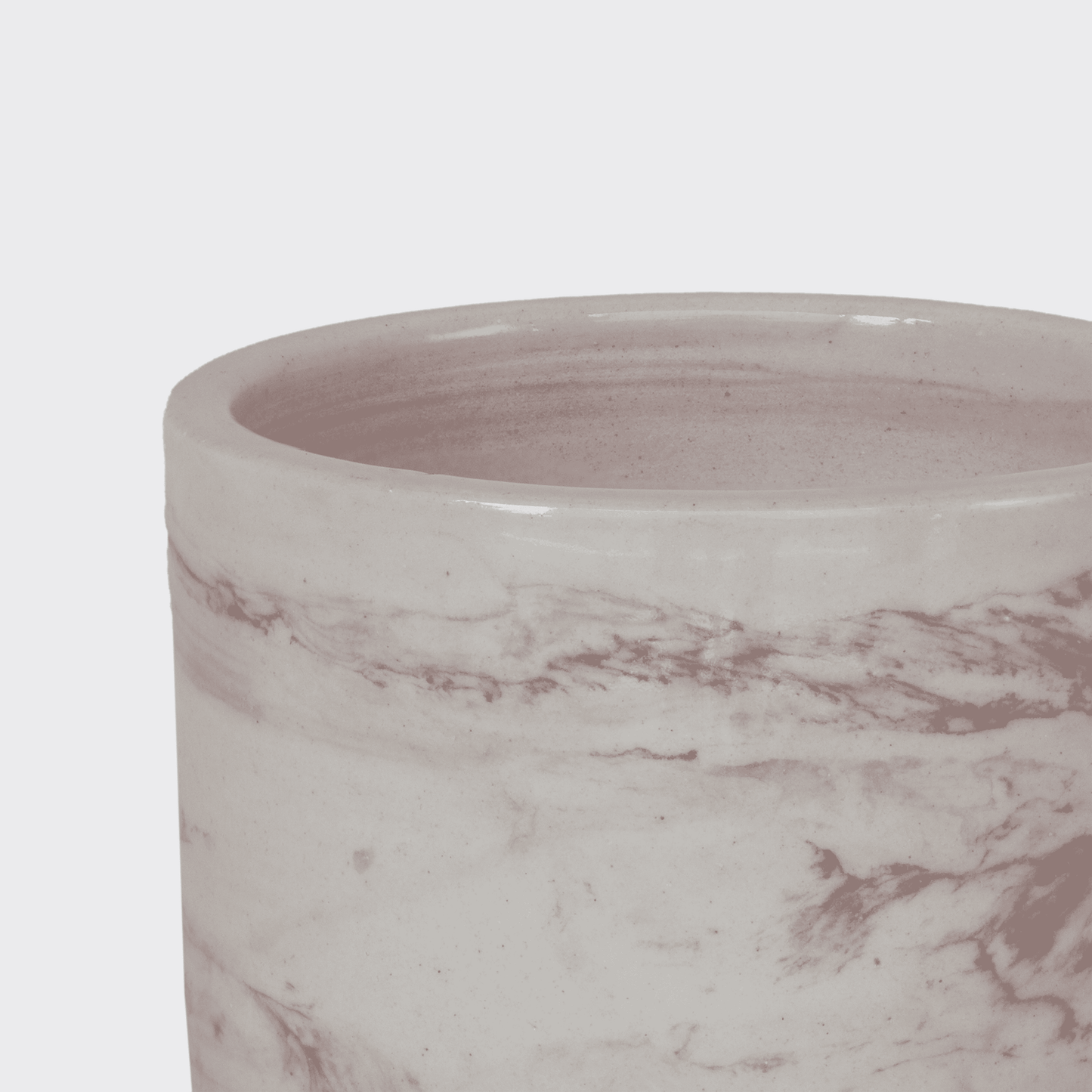 Marbela Cylndro Ceramic Small Pots