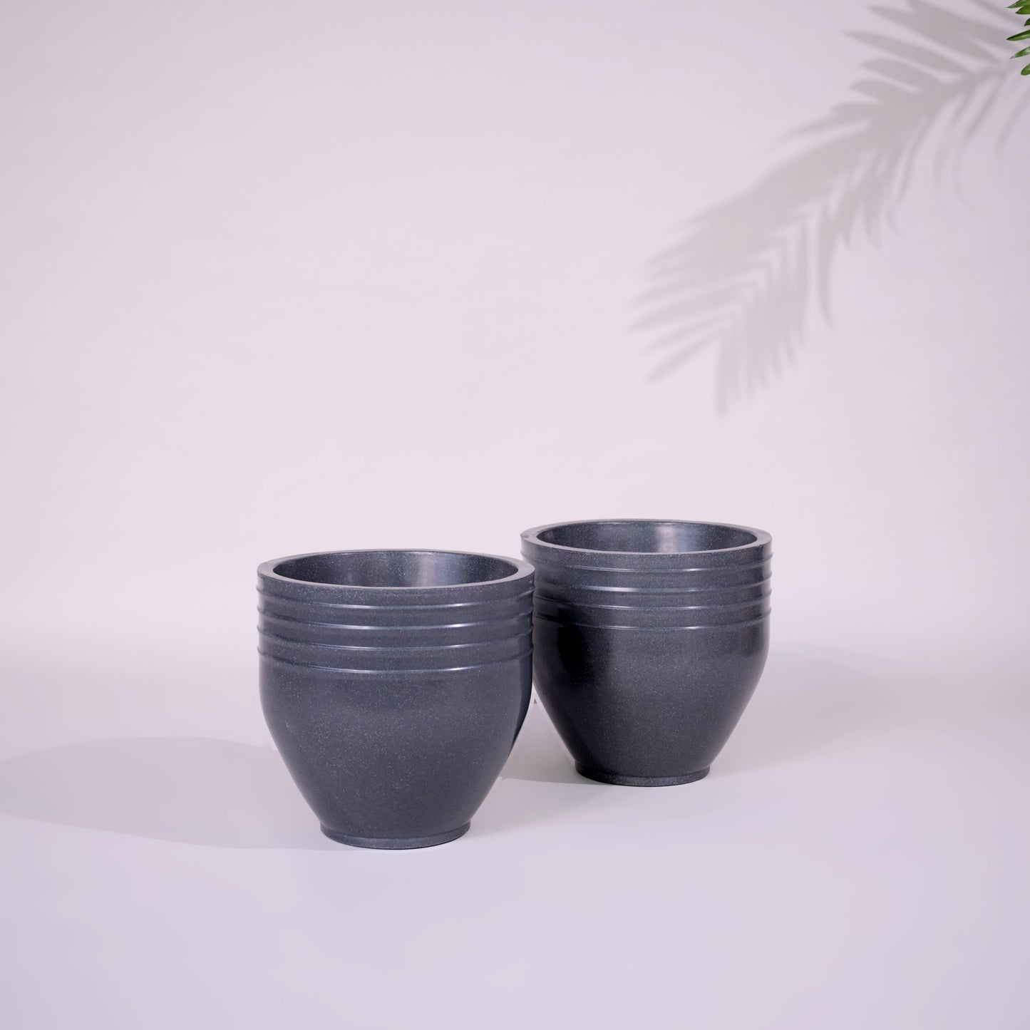 Rib Oval Small Planters