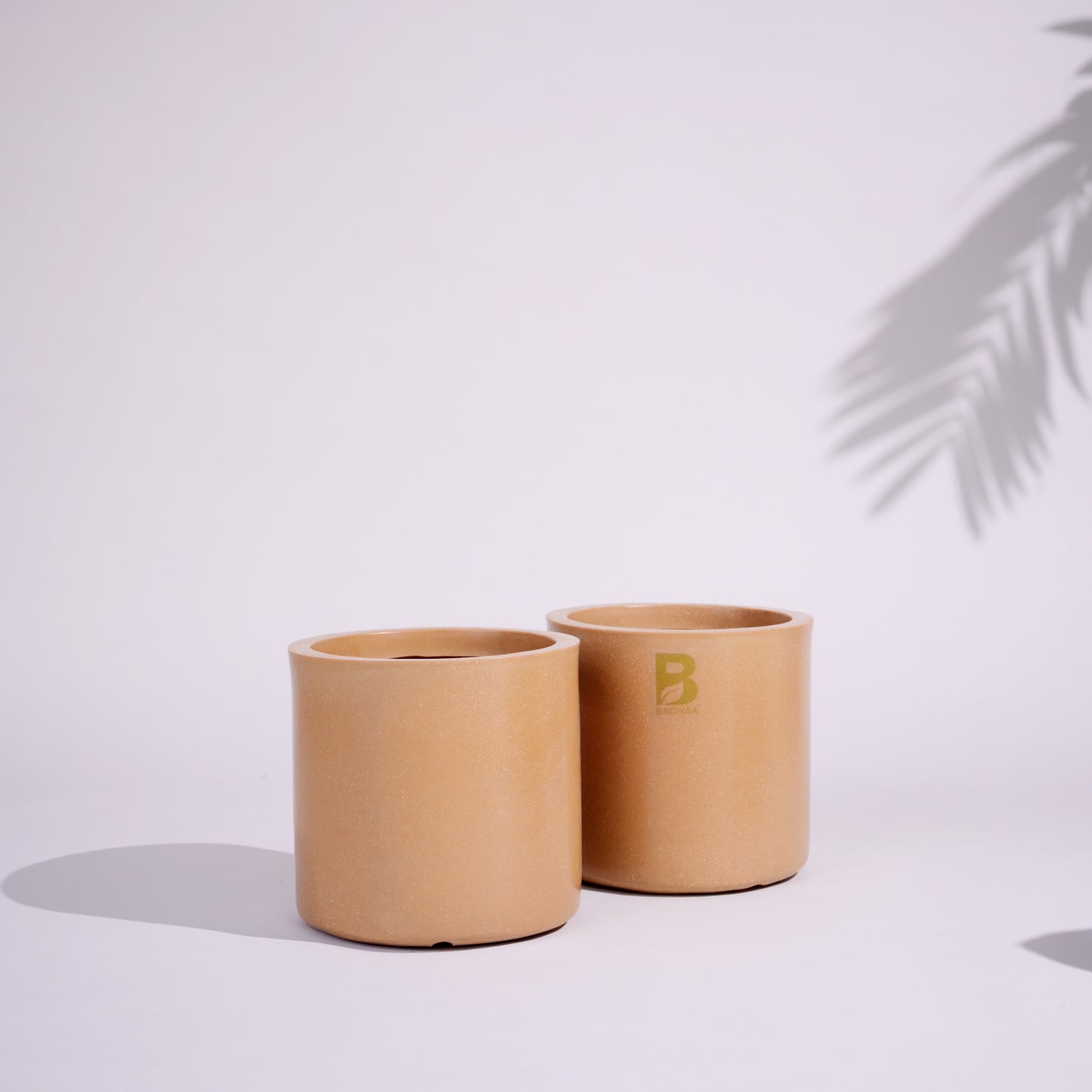 Cubical Round Big Flower Pot For Living Room