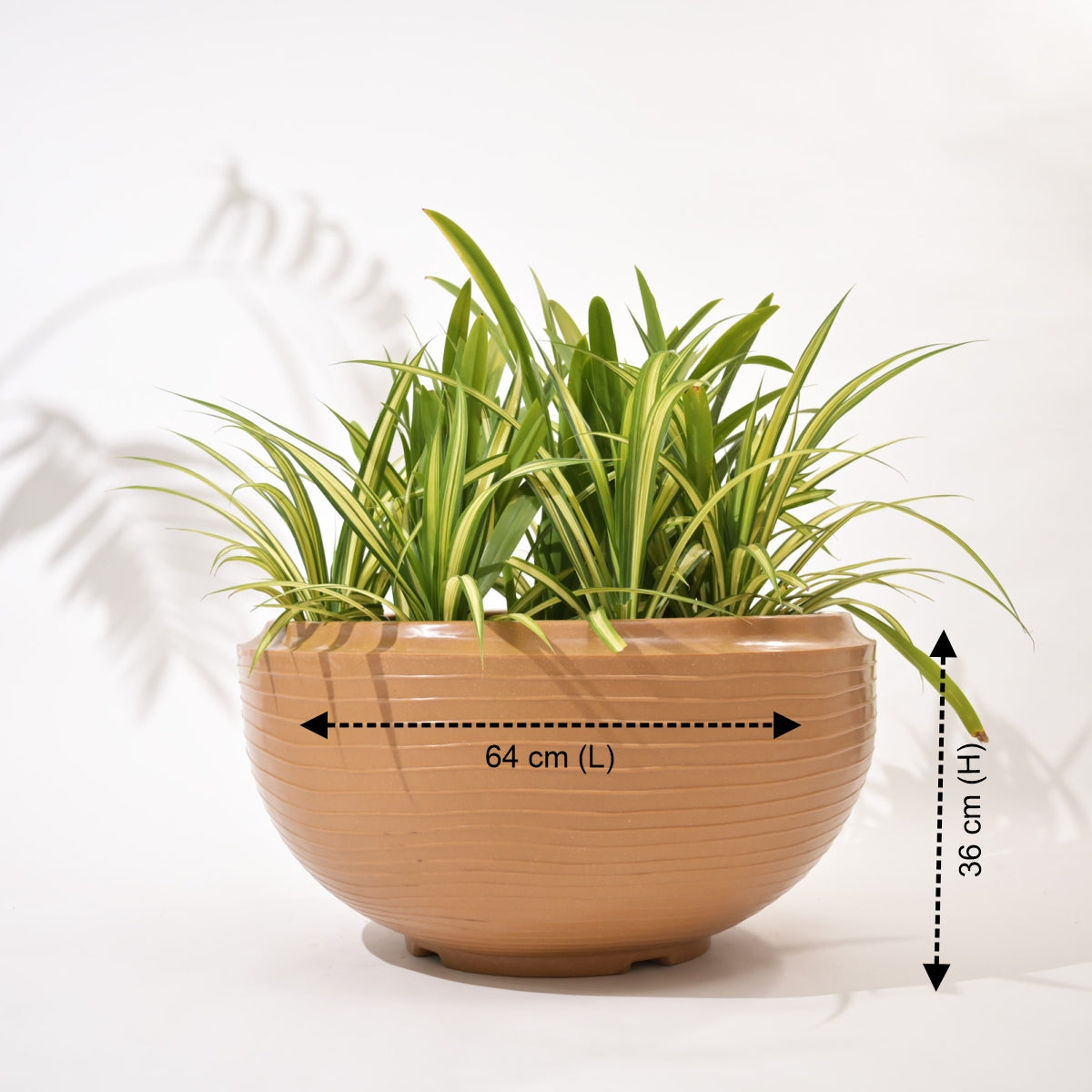 Rib Tasla Plastic Hanging Flower Pots