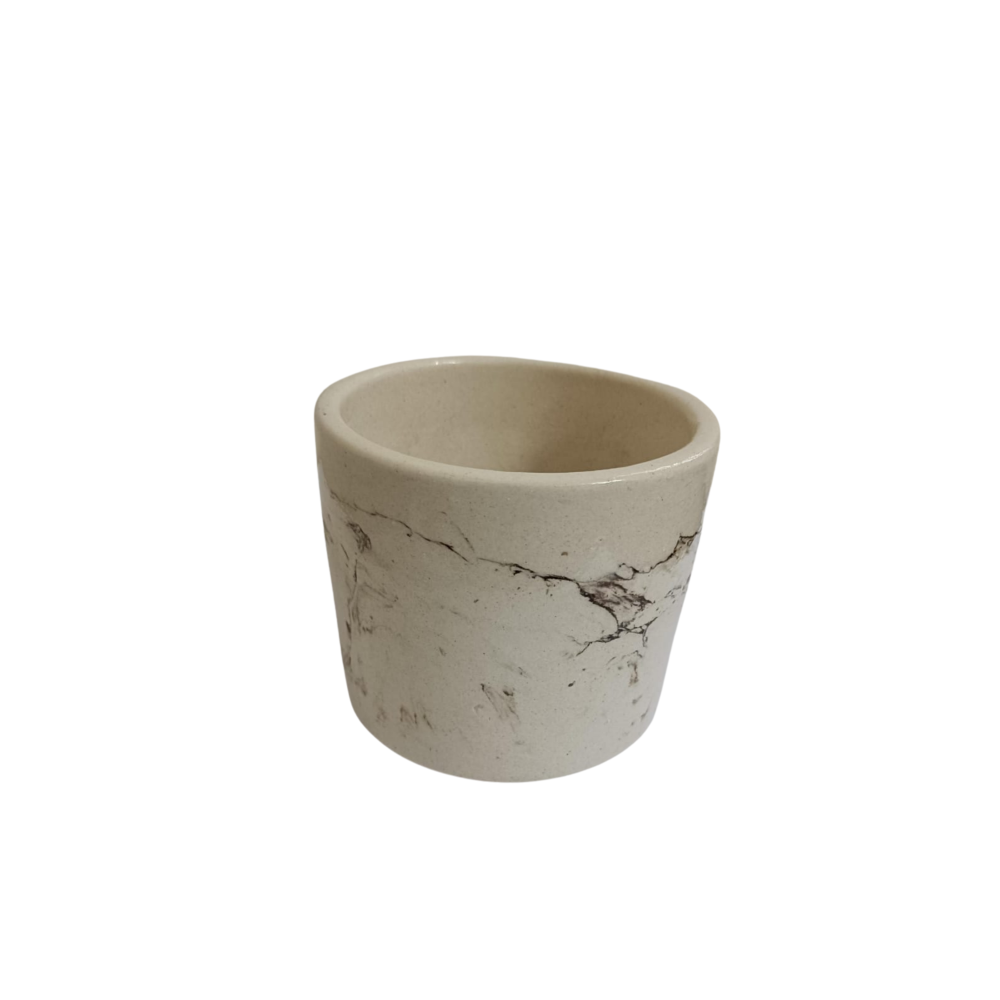 Marbela Cylndro Ceramic Small Pots