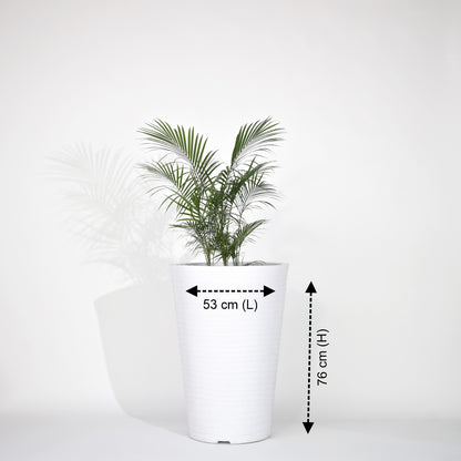 biggest plant pot size Rib Tower Big Size Planters for Your Garden
